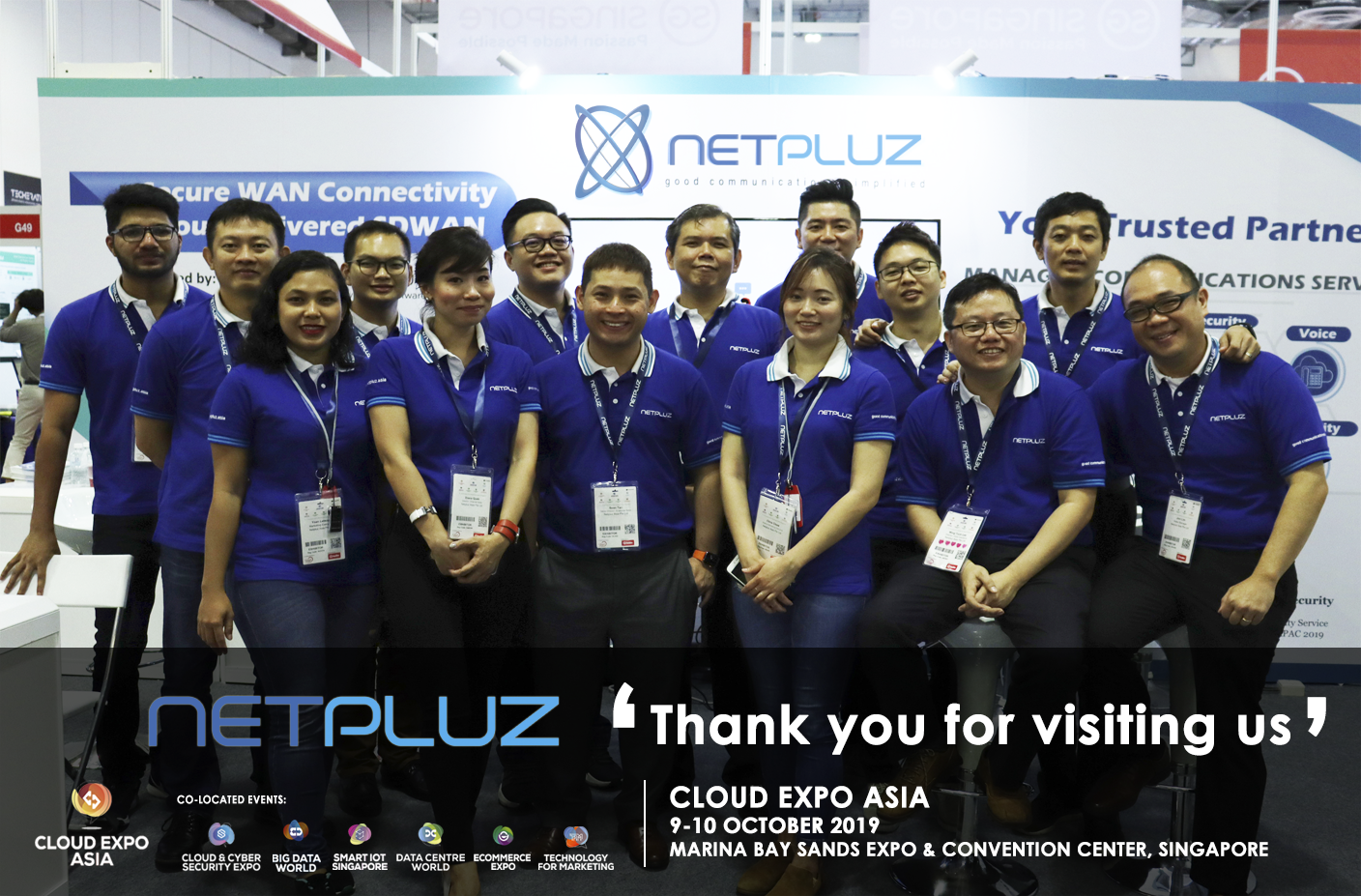 Thank you for visiting us at Cloud Expo Asia 2019