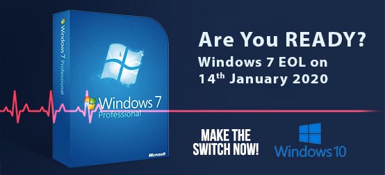 Are you ready for Windows 7 End of Life on 14 January 2020?