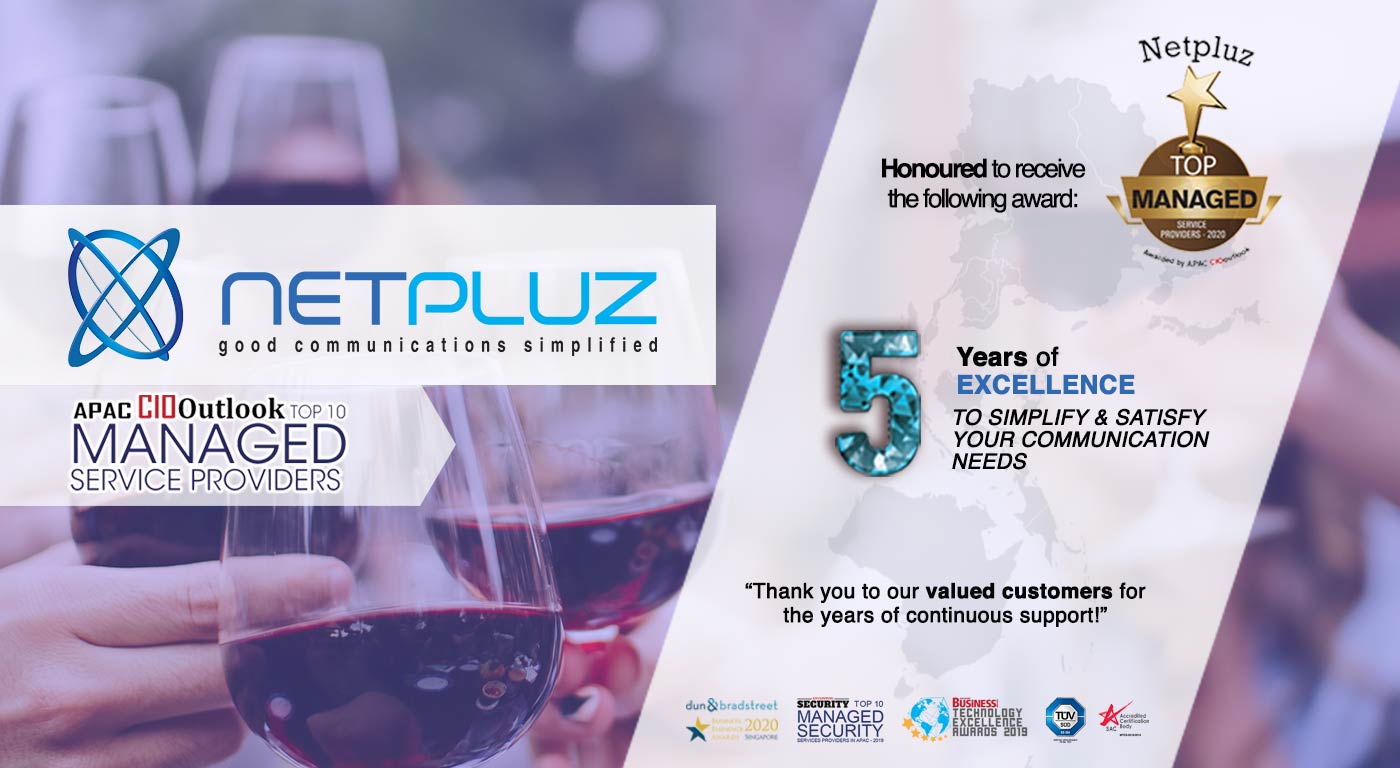 Netpluz named Top 10 Managed Service Providers by APAC CIO Outlook