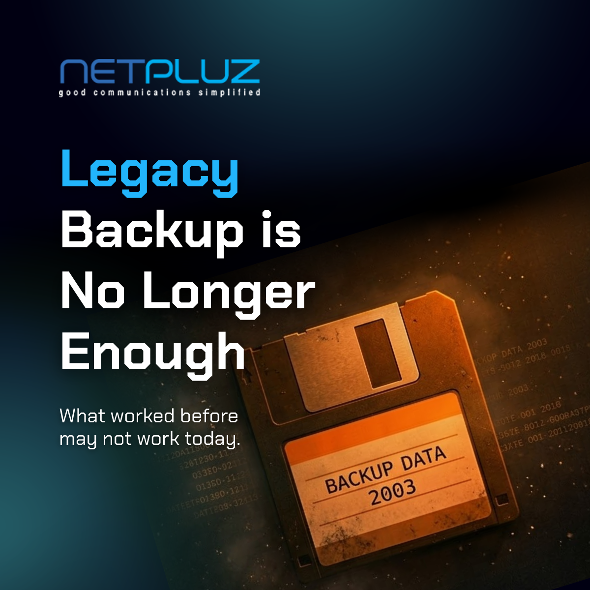 [BLOG]Legacy Backup Is No Longer Enough