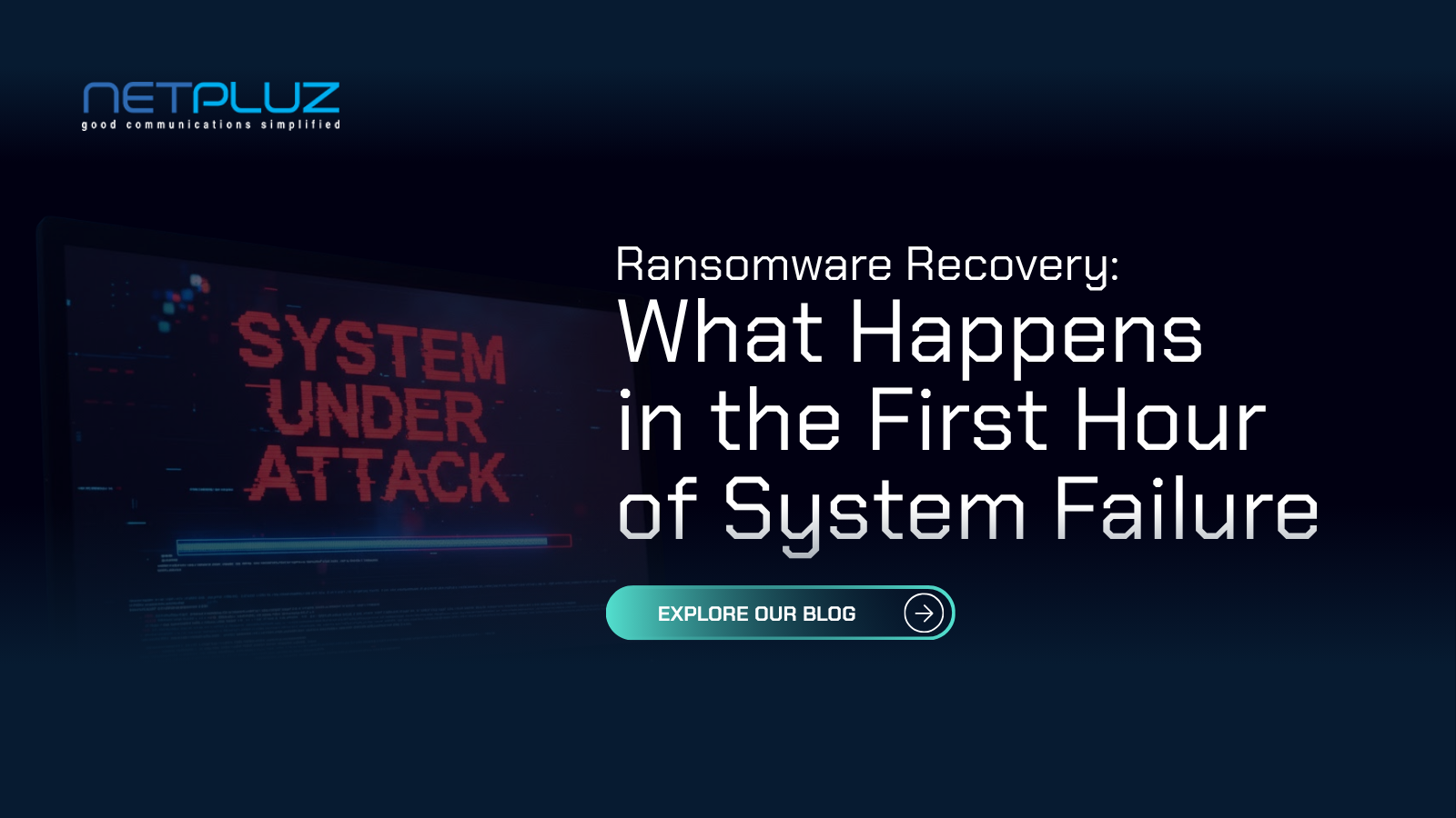 Ransomware Recovery What Happens in the First Hour of System Failure
